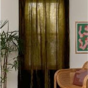Urban outfitters crushed velvet window curtain 82x54